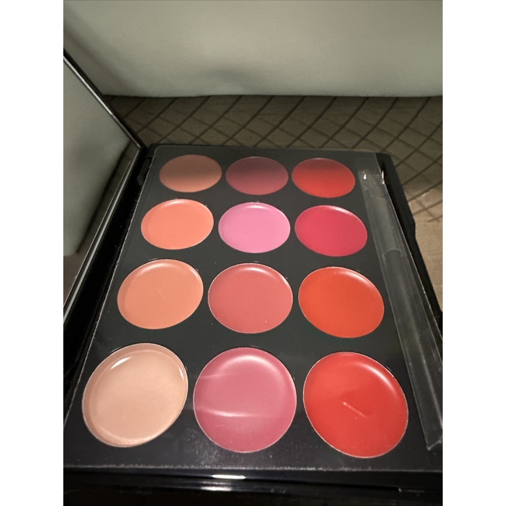ISH Beauty Lip Statement Palette - 12 Intensely Pigmented Shades - 12g/ 0.48oz - Picture 2 of 5